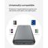 Belkin BoostCharge, USB C Power Bank 10000 mAh w/ 2xUSB-A Ports, 15W, iPhone 17, Air, Pro, Samsung Galaxy S25, iPad, Nintendo Switch 2, Google Pixel 10, etc. - Gray